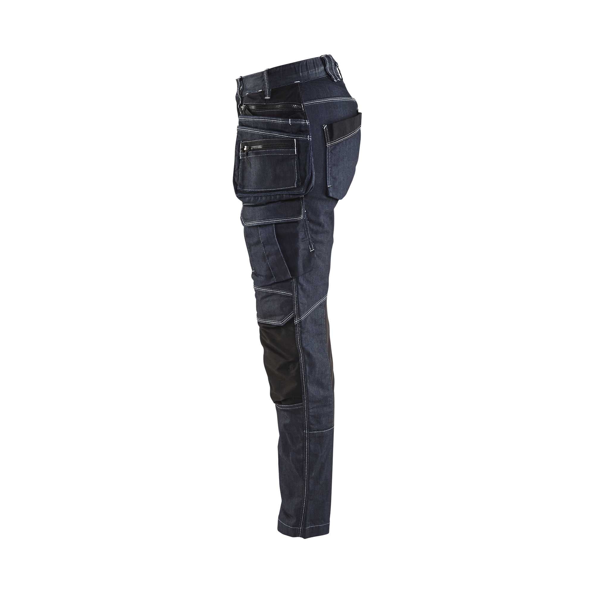 BLAKLADER 79901141 Women's Craftsman Trousers X1900 Stretch Work Trousers Women - Cordura Denim